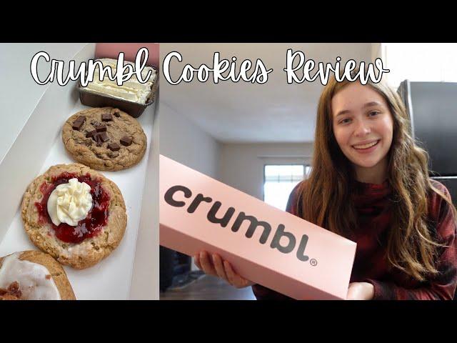 CRUMBL COOKIES REVIEW Dec 9-14: Egg Nog Tres Leches, Cinnamon Crunch, etc. (Vlogmas Day 5)