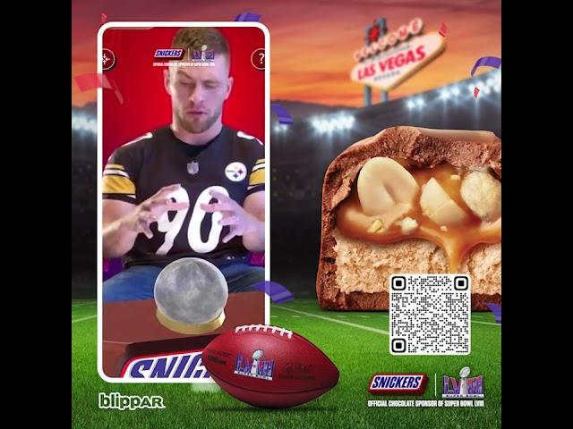 Snickers NFL 24 and Blippar