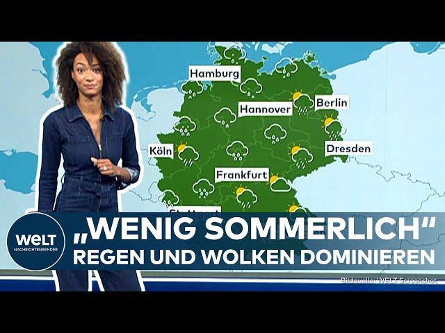 WEATHER: Summer takes a break for the start of July! Rain and clouds across Germany