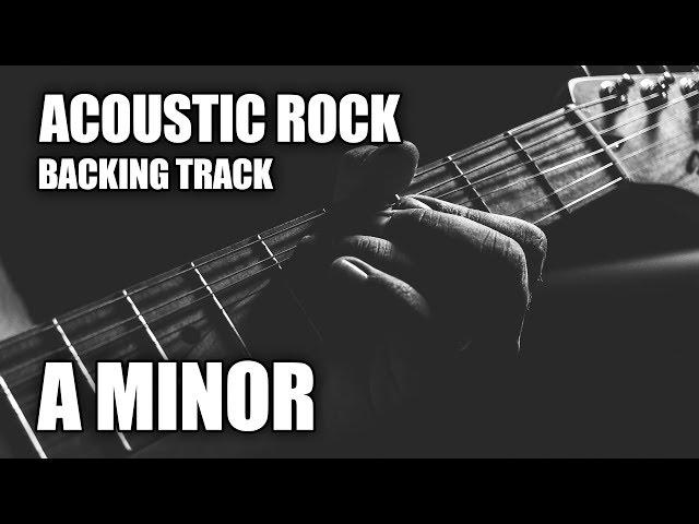 Acoustic Rock Guitar Backing Track In A Minor