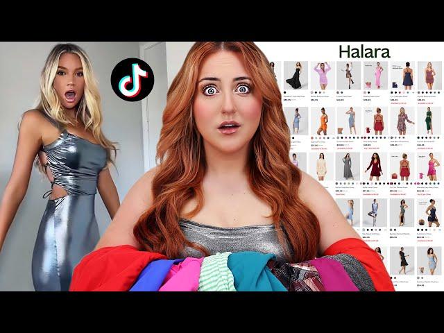 Trying on EVERY HALARA DRESS (ad)