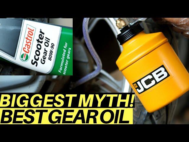 TESTED! BEST GEAR OIL SCOOTER: ENGINE OIL VS CASTROL GEAR OIL; ACTIVA, TVS JUPITER GEAR OIL CHANGE