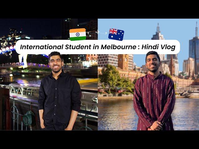 Exploring Melbourne : International Student | Hindi Vlog | Indians in Australia