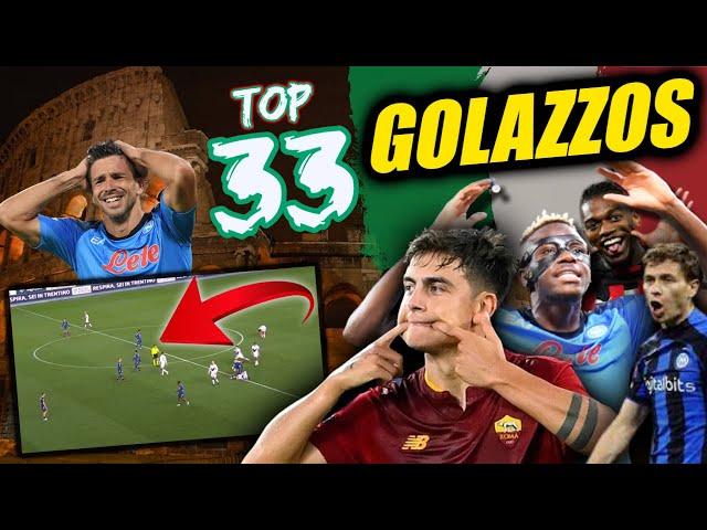  Estos fueron mejores goles de la liga italiana en 2022/23 y si no estas de acuerdo es lo que hay