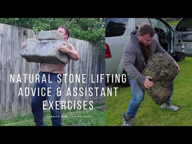 Natural Stone Lifting And Assistant Exercises - Garage Gym