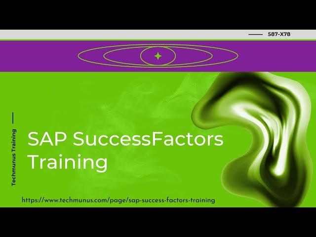 SAP SuccessFactors Training – SAP SuccessFactors Online Training (Course & Certification Tips)