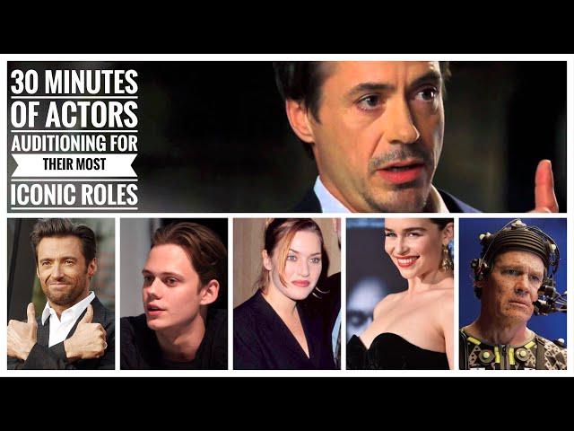 30 Minutes Of Actors Auditioning For Their Most Iconic Roles