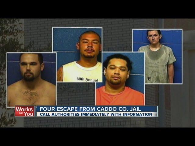 4 Caddo County inmates still missing after escape Sunday