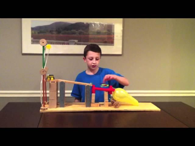 Six Simple Machine Project Using All Six Machines - Rube Goldberg