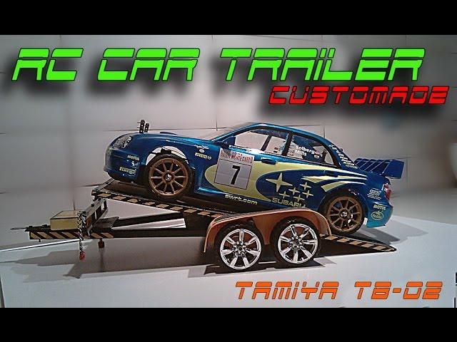 rc car trailer custom- tamiya tb02-tamiya cc01