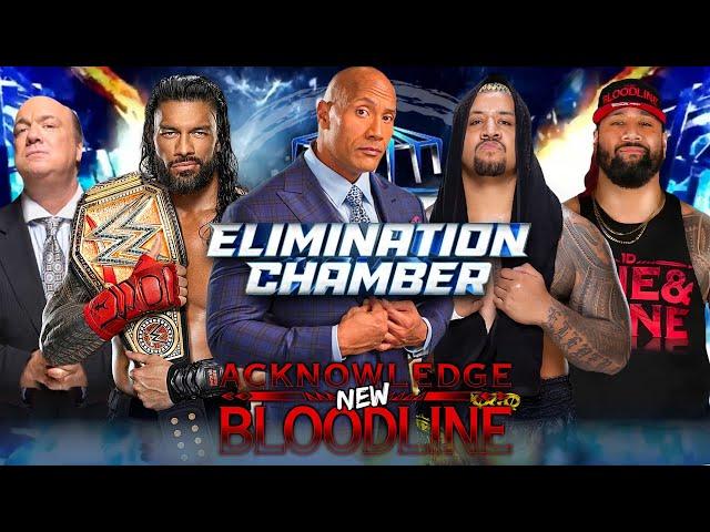 The New Bloodline In Elimination Chamber WWE 2K23 Gameplay