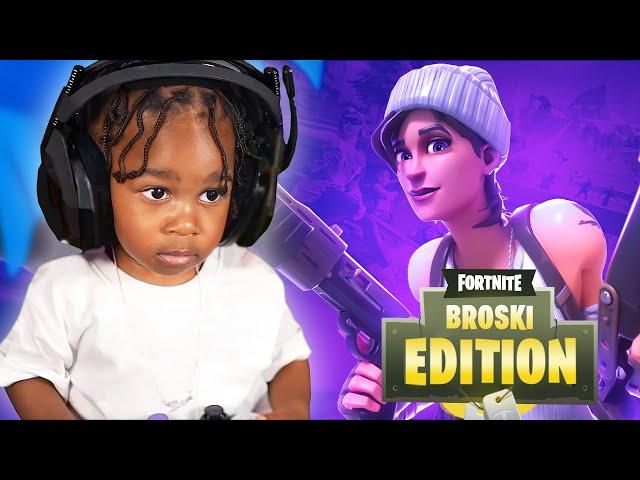 BROSKI PLAYS FORTNITE FOR THE FIRST TIME!!! 