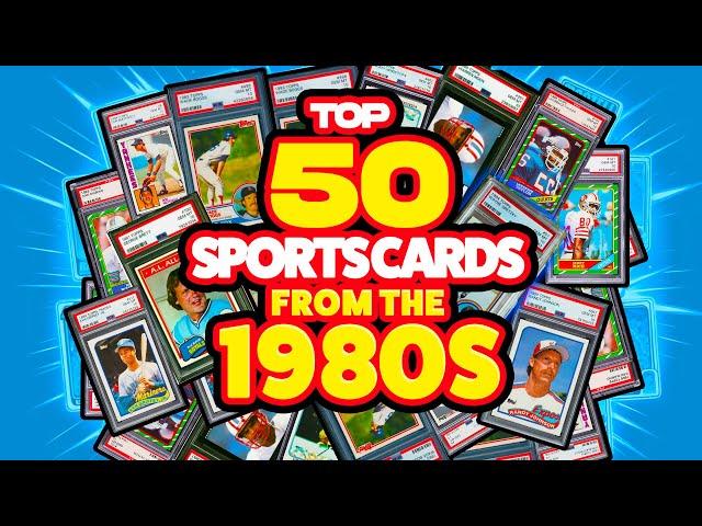 TOP 50 Topps Sports Cards from 1980s Recently Sold For Big Money Worth Mucho Dollars #sportscards