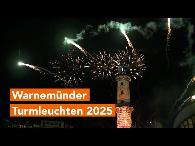 Werbung: Warnemünder Turmleuchten am 1. Januar 2025