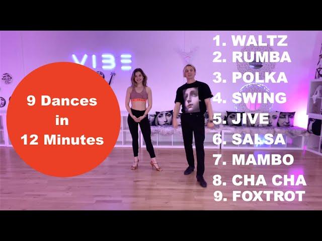 9 DANCES in 12 MINUTESLearn in this Ballroom Dance Course more then in your Entire Life! BASICS