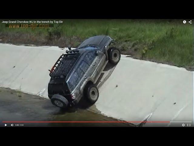 Jeep Grand Cherokee WJ in the trench by Top Đir