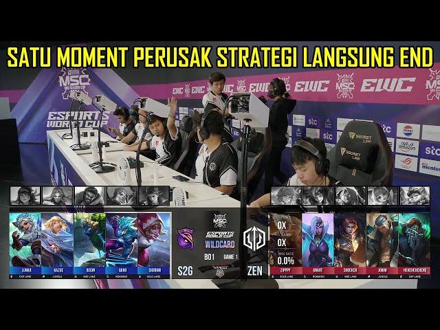 MATCH PENENTUAN TEAM MANA YG AKAN PULANG !! S2G ESPORTS VS ZINO ZENITH GAME 1 WILDCARD MSC 2024