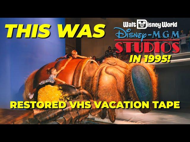 This Was Disney-MGM Studios Walt Disney World In 1995: Restored VHS Vacation Home Video Tape