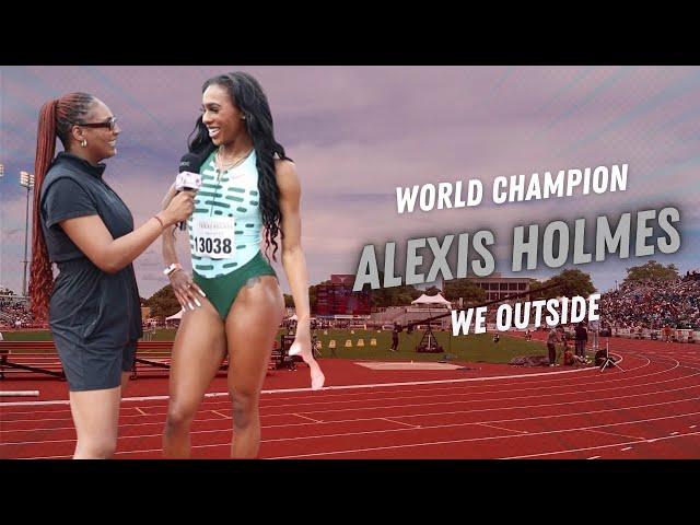 Alexis Holmes ran an IMPRESSIVE FIRST 800M Race 2:06 | Experience on Big Stages