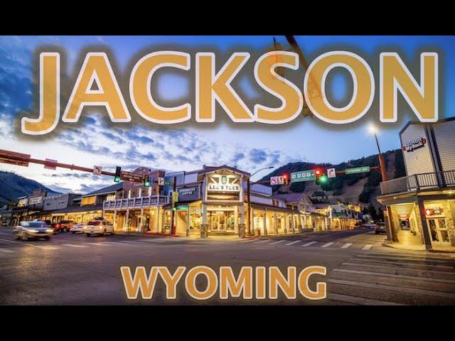 Downtown Jackson Wyoming Tour 4K