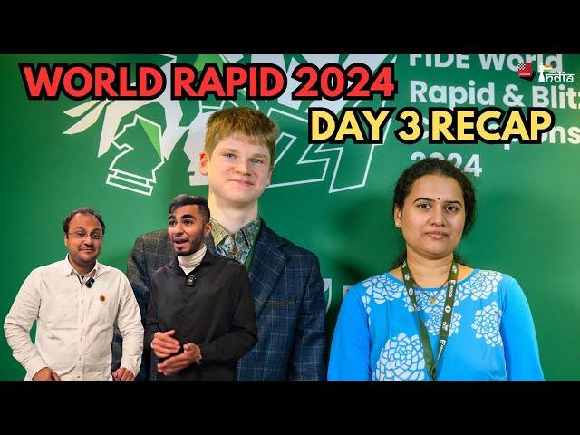 Another Indian World Champion! Recap of World Rapid 2024 Day 3