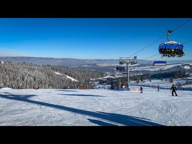 Kotelnica Białczańska Ski Resort, Poland - January 2022