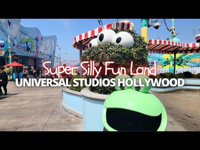 Exploring Super Silly Fun Land in Universal Studios Hollywood Walking Tour #universalstudios