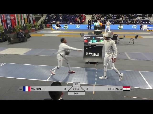 Orleans Grand Prix 2024 SMS - L16 - Thomas Martine FRA v Ahmed Hesham EGY