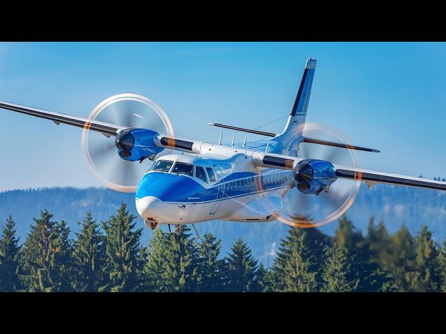 THESE ARE FASTEST TWIN ENGINE TURBOPROP AIRPLANE