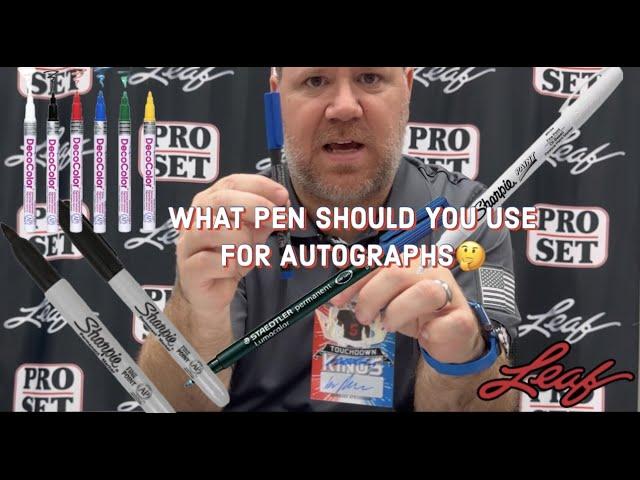 ️What are the BEST PENS for Autographs? MUST WATCH ️