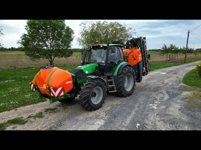 Nouveau épandeur amazone à la ferme ! 