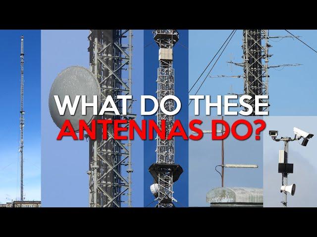 What Do All These Strange Radio Antennas Do?