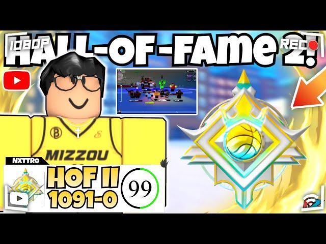 I HIT HALL OF FAME IN HOOPZ! (Roblox Hoopz )