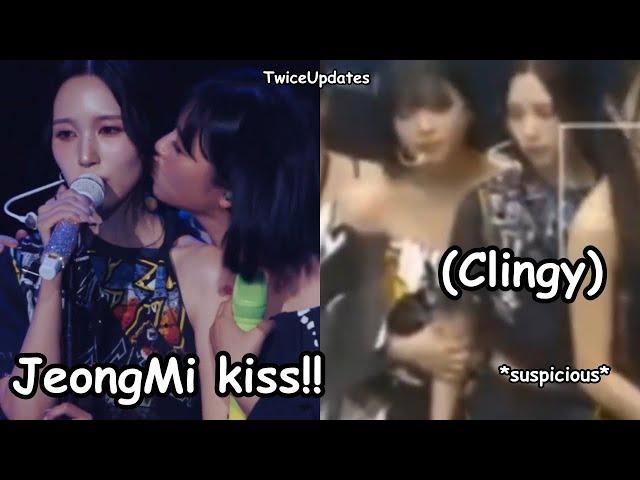 twice jeongyeon kissing mina in amazon music live *jeongmi* ft strategy spoiler