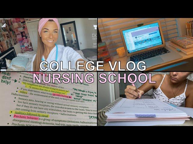 COLLEGE WEEK IN THE LIFE | NURSING SCHOOL