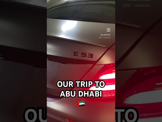 We Took A Road Trip To Abu Dhabi #abudhabi #uae #dubai #roadtrip