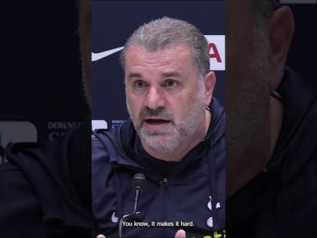 "We're not banks, we're FOOTBALL CLUBS" Postecoglou clashes with reporter on finances #shorts #thfc