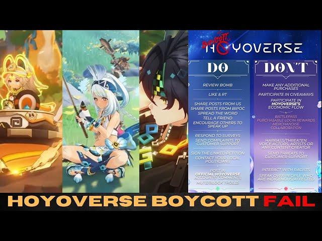 Hoyoverse Boycott DOOMED...What's Happening & Why It Will Fail