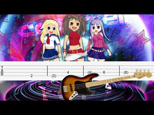 Caramelldansen meme [Bass Tabs Tutorial]