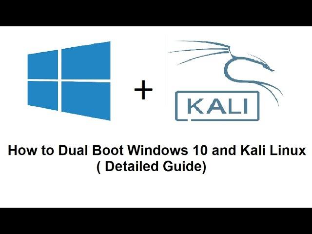 How to Dual Boot Kali Linux and Windows 10  EASY WAY | 10M Subscribers