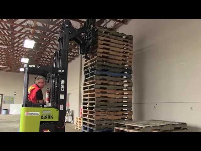 Moving a Load - Narrow Aisle Reach Forklift