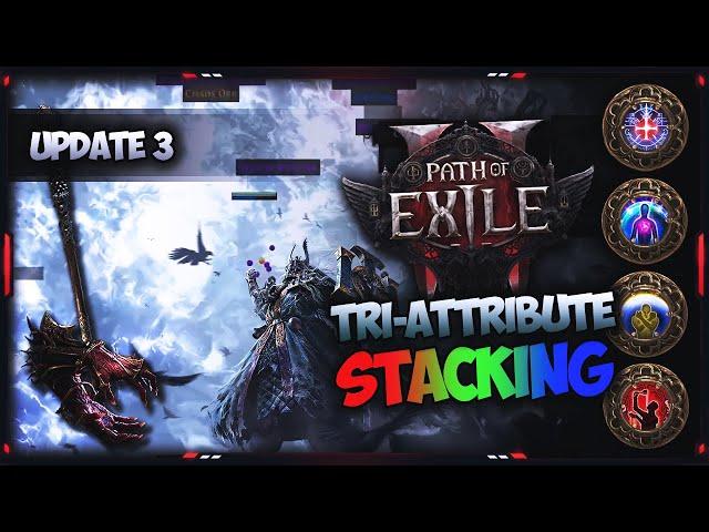 [PATH OF EXILE 2] – AOE? YES! UPDATE 3 ON TRI-ATTRIBUTE STACKING!