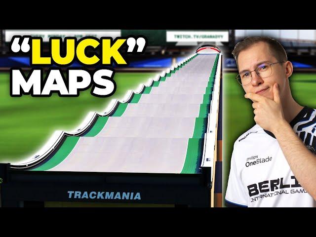 I played a Tournament on "Luck" Maps in Trackmania!