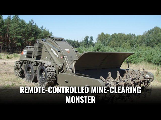 BOZENA 5: The Ultimate Remote-Controlled Mine Clearing Vehicle