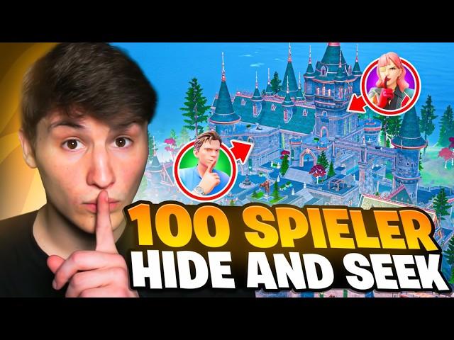 JONZY veranstaltet ein 100 Spieler HIDE & SEEK in CASTLE DOOM