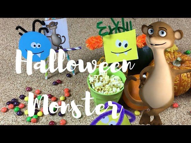 Monster basteln zu Halloween. Mit Hallo Bloggi Kinderblog