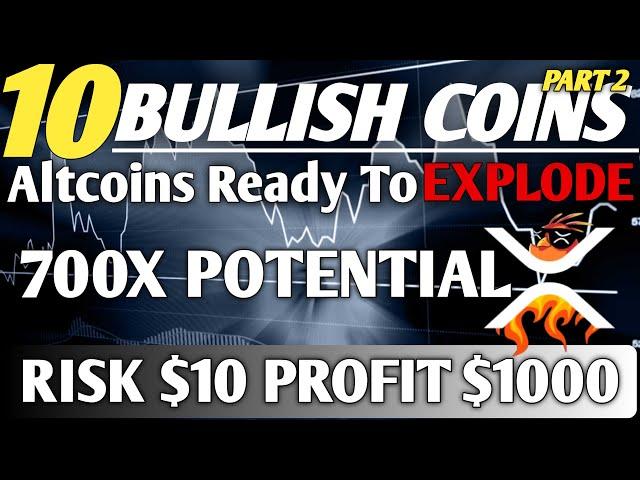 10 BEST ALTCOINS WITH 500X POTENTIAL | BEST ALTCOINS TO INVEST IN 2025 | XRP MEMECOIN 2025