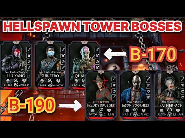 Mk mobile hellspawn tower | Bosses-170&190 | Mk mobile