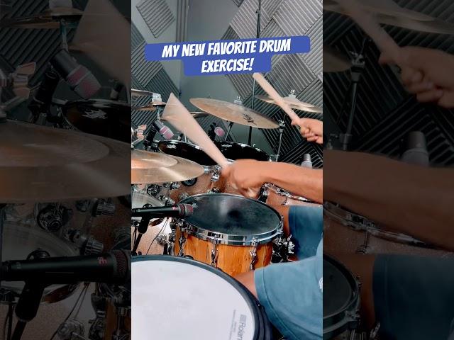 My favorite drum exercise this week |16th note triplet drum lesson.