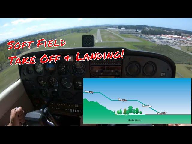 Practice Soft Field Landing | How To Land Private Pilot